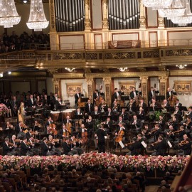 Παρακολουθώντας την πρωτοχρονιάτικη συναυλία της Φιλαρμονικής Ορχήστρας της Βιέννης